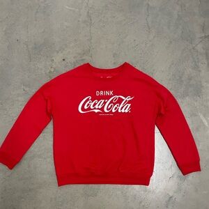 Women’s Coca Cola crewneck Sweater size medium